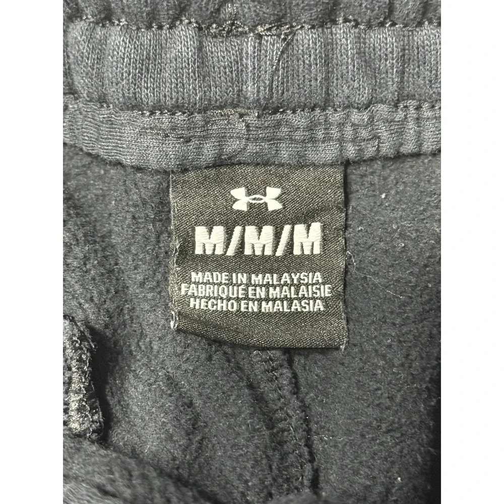 Under Armour Curry Sweat Shorts Men's Medium Black Fleece 6.5